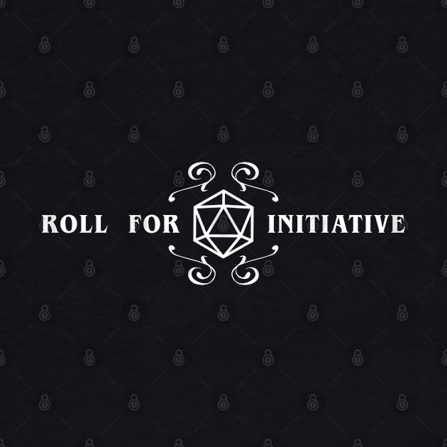 Roll for Initiative D20 Dice Tabletop RPG Gaming by pixeptional